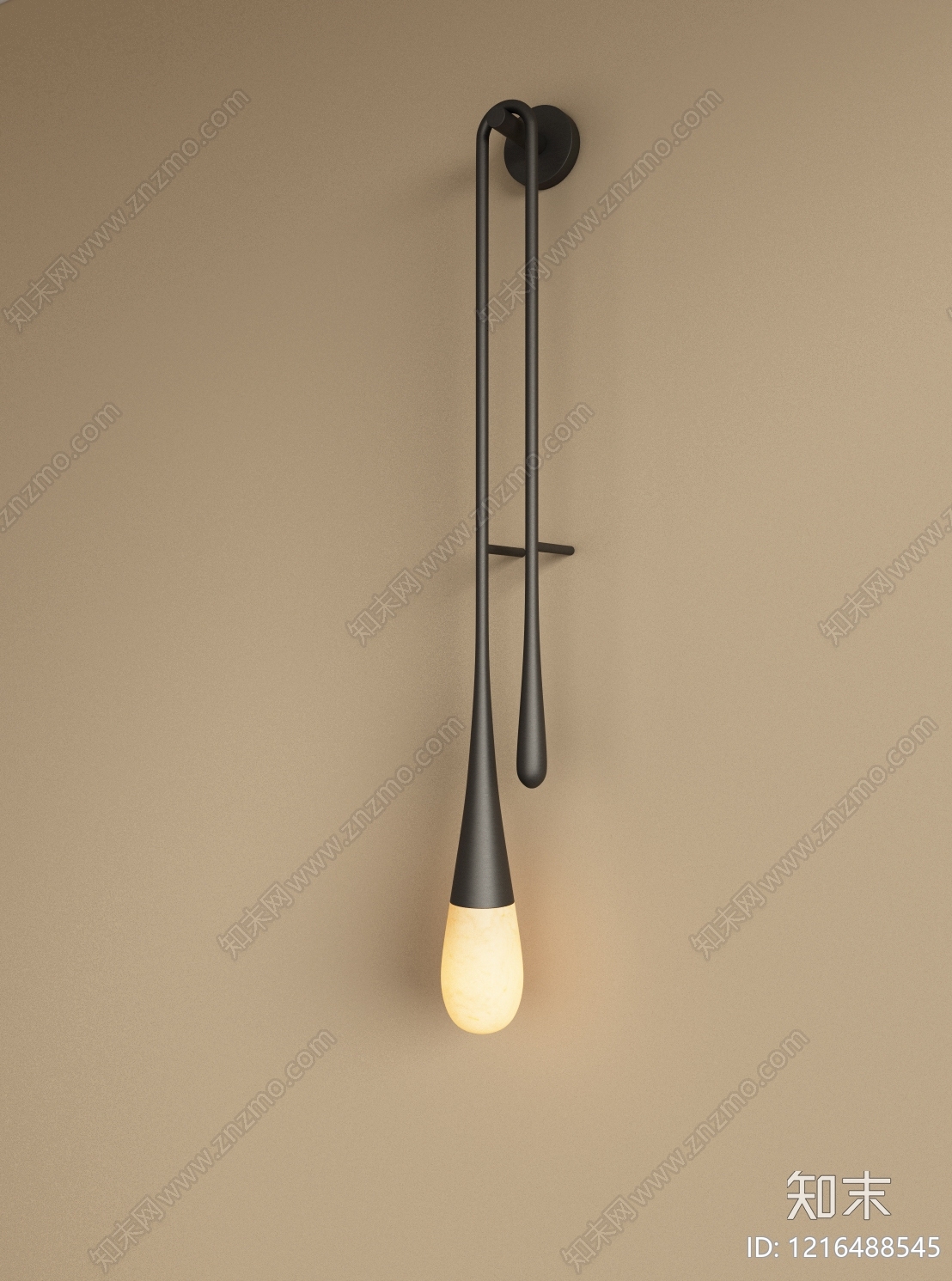 极简长条壁灯3D模型下载【ID:1216488545】