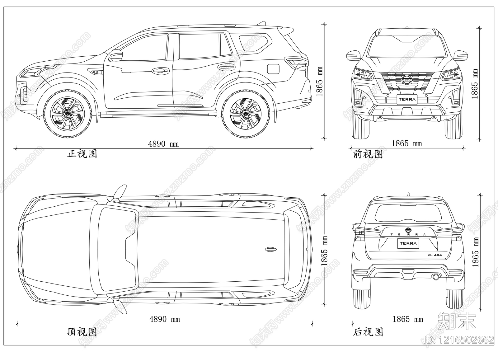 现代交通工具图库施工图下载【ID:1216502662】