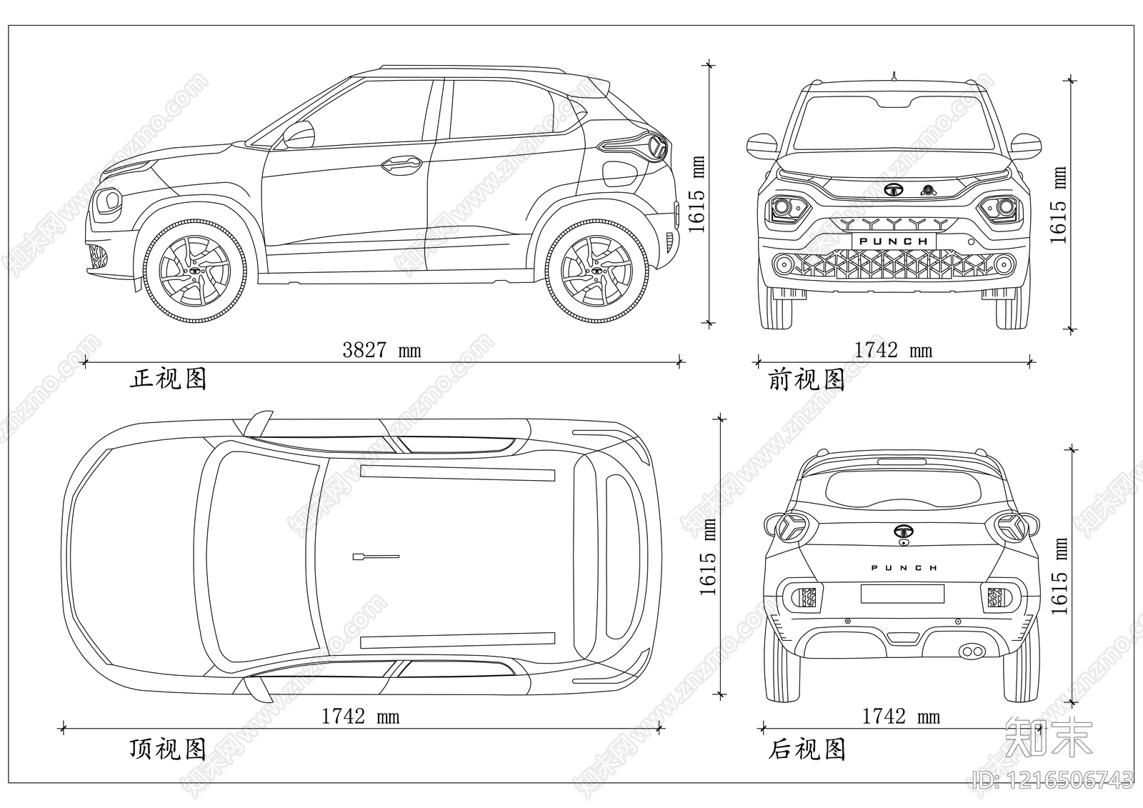 现代交通工具图库CAD图纸