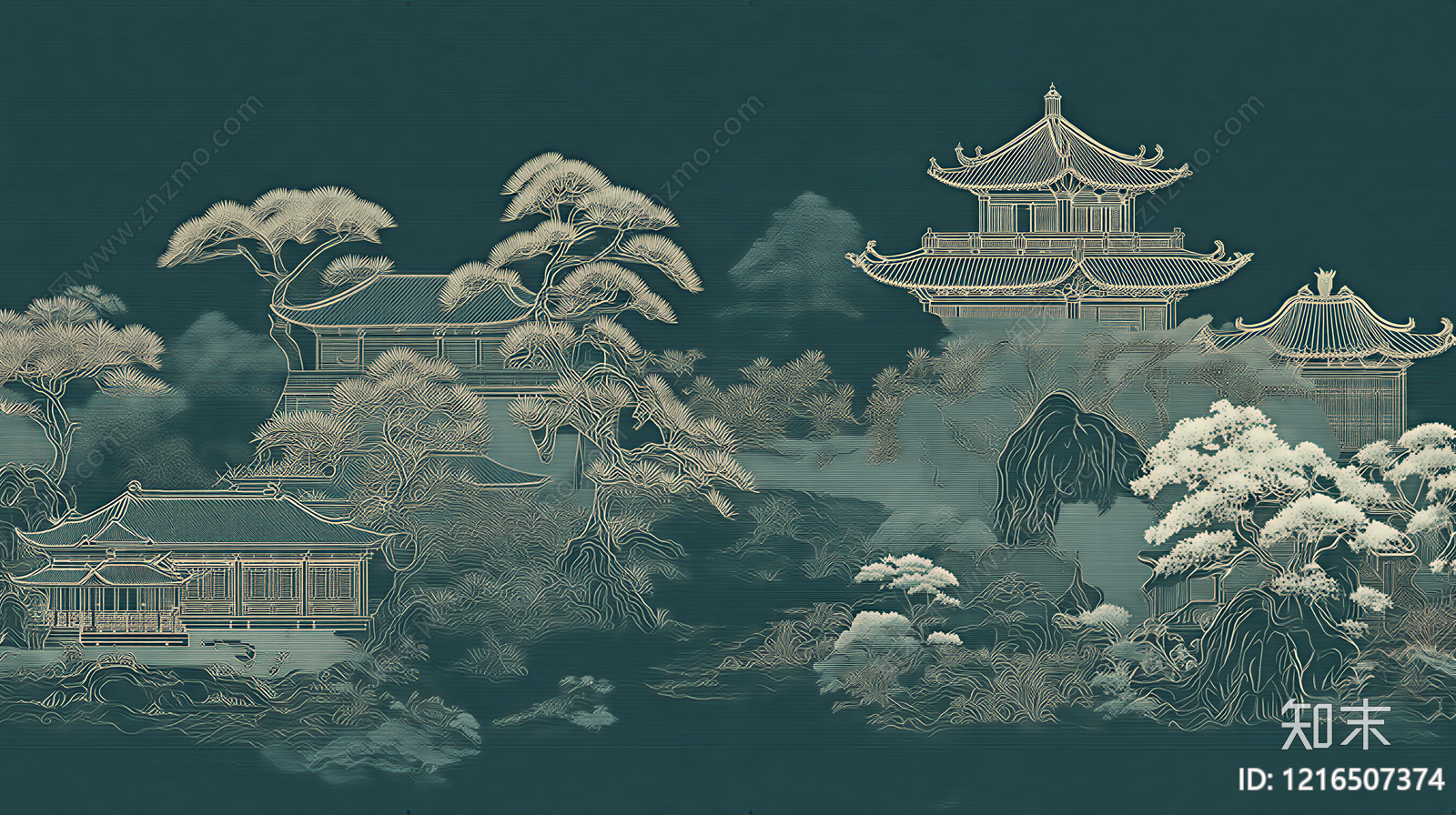 山水贴图下载【ID:1216507374】