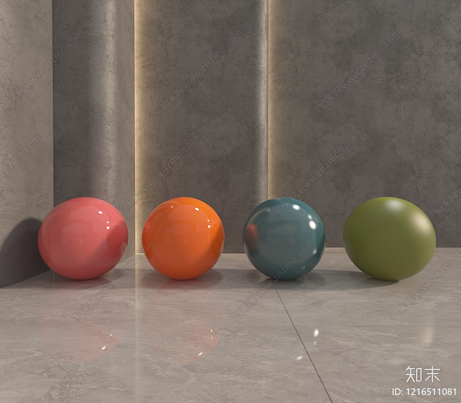 极简摆件组合3D模型下载【ID:1216511081】