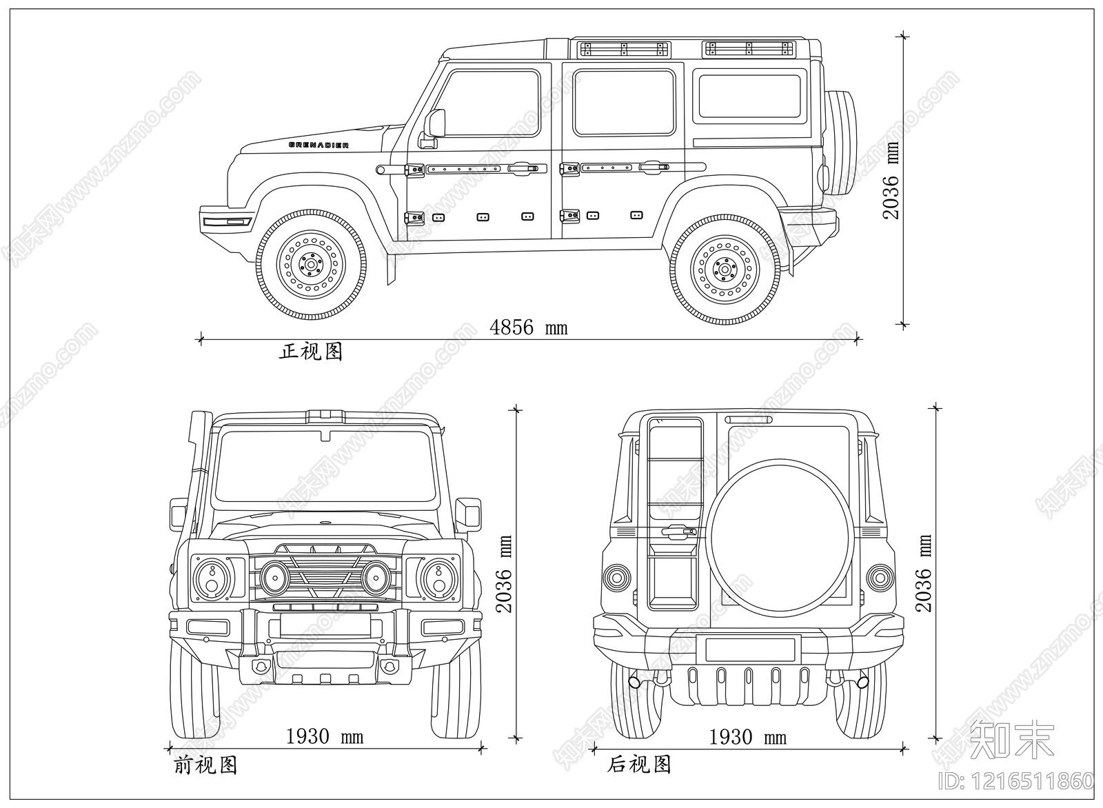 现代交通工具图库施工图下载【ID:1216511860】