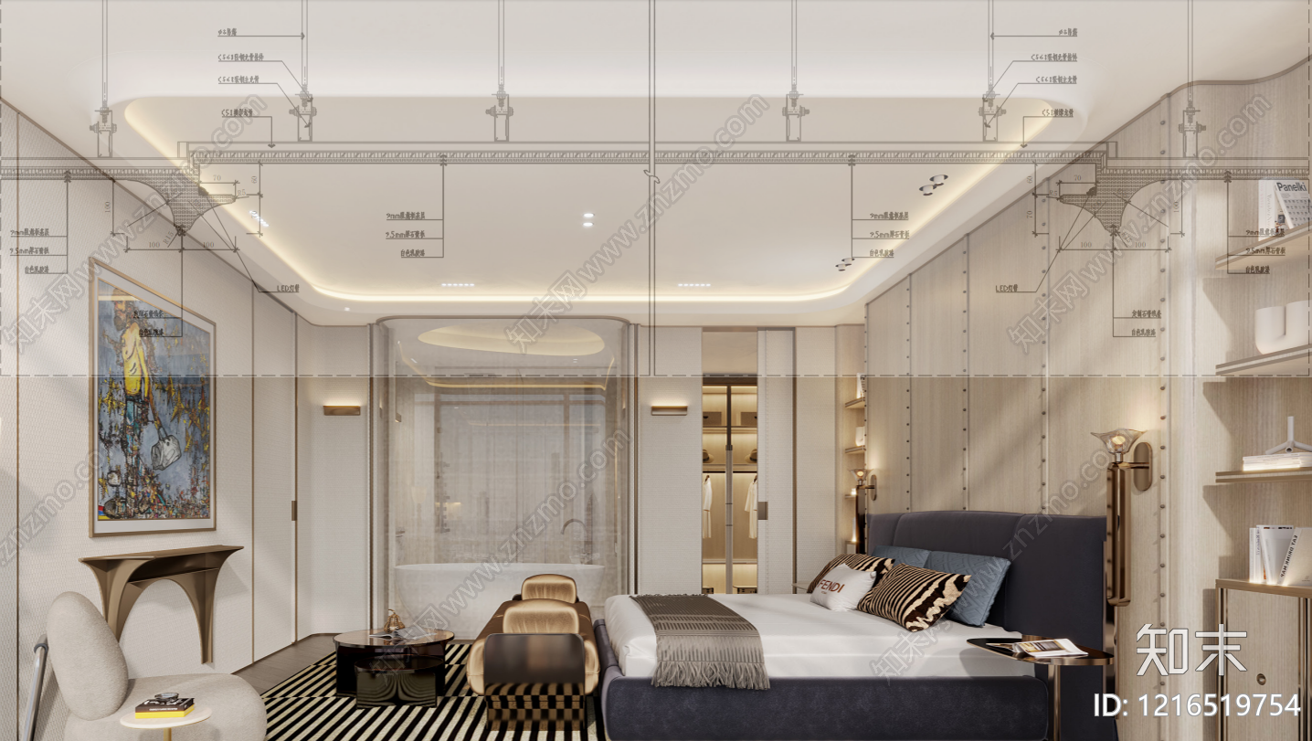 吊顶节点施工图下载【ID:1216519754】