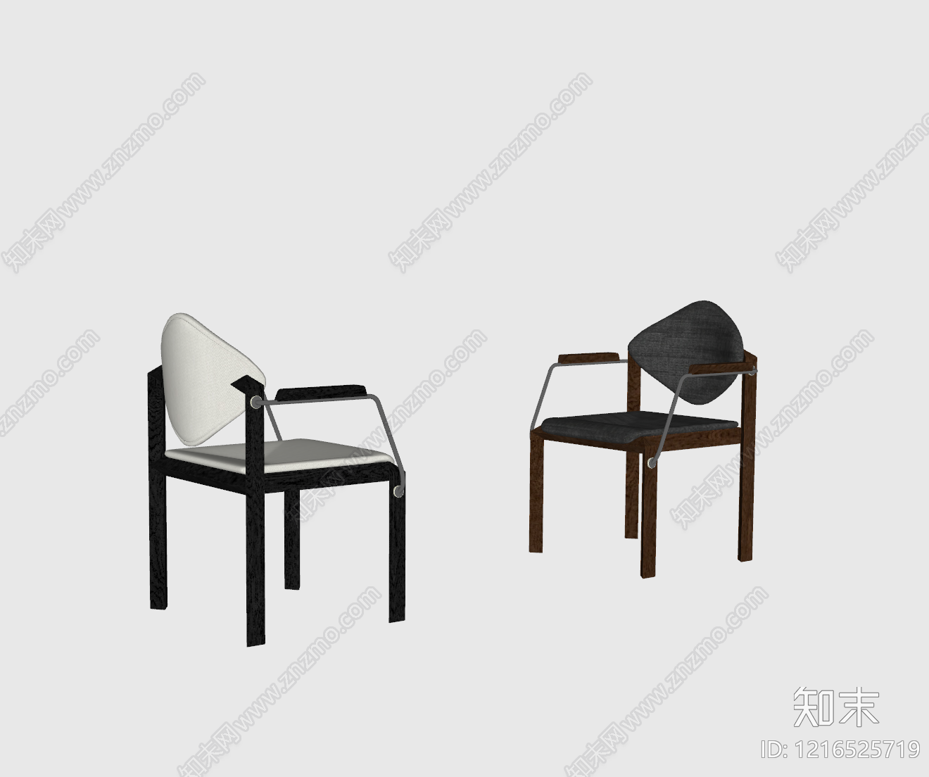 现代简约办公椅SU模型下载【ID:1216525719】