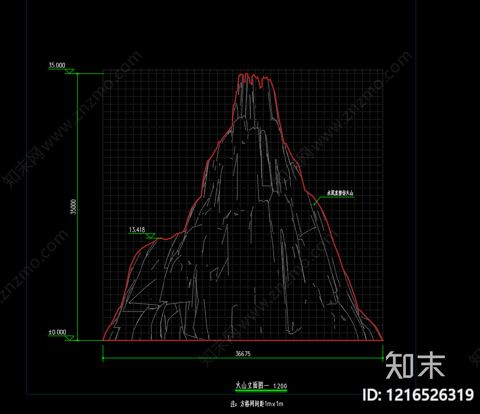 中式假山水景图库cad施工图下载【ID:1216526319】