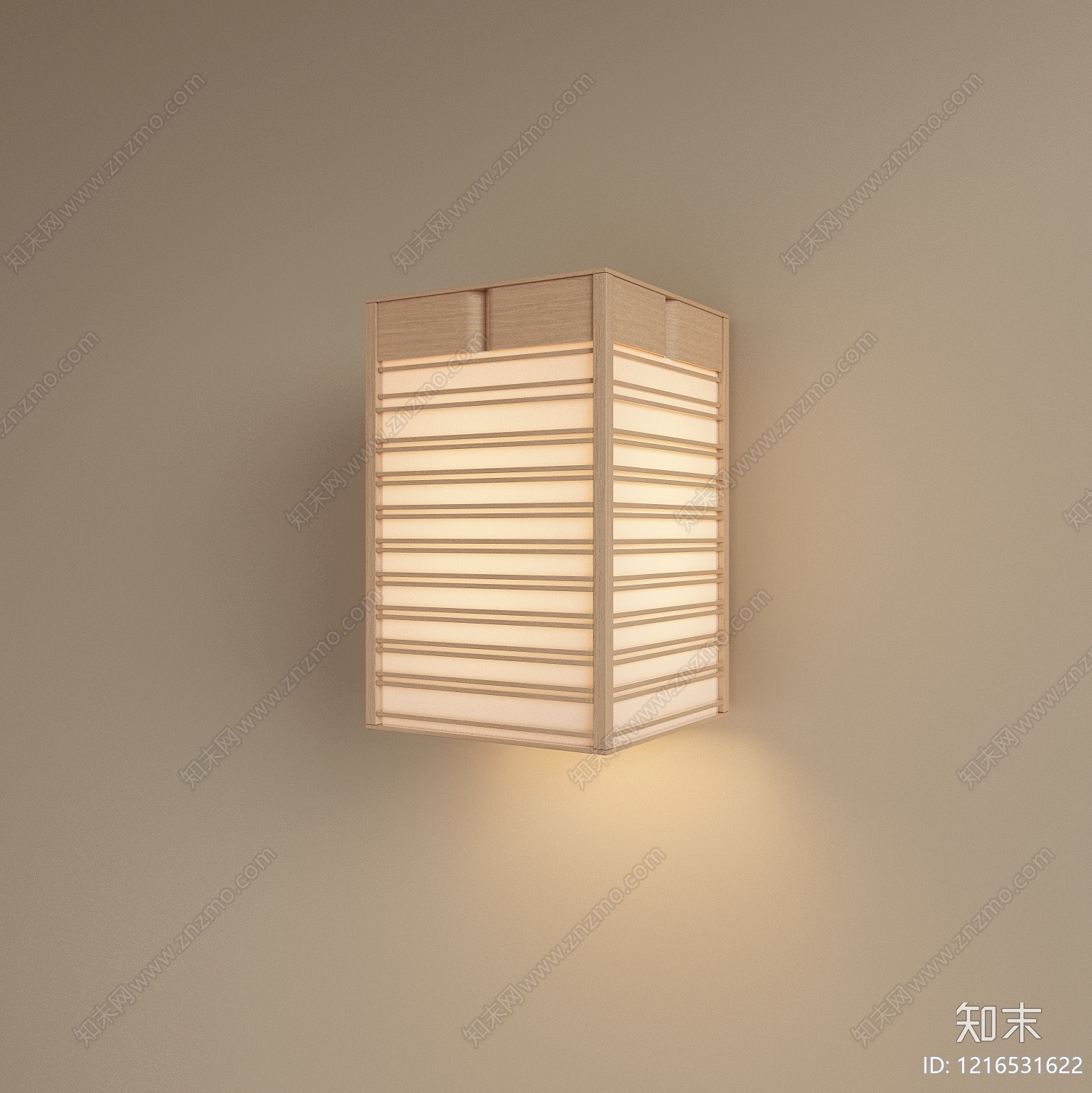日式镜前灯3D模型下载【ID:1216531622】