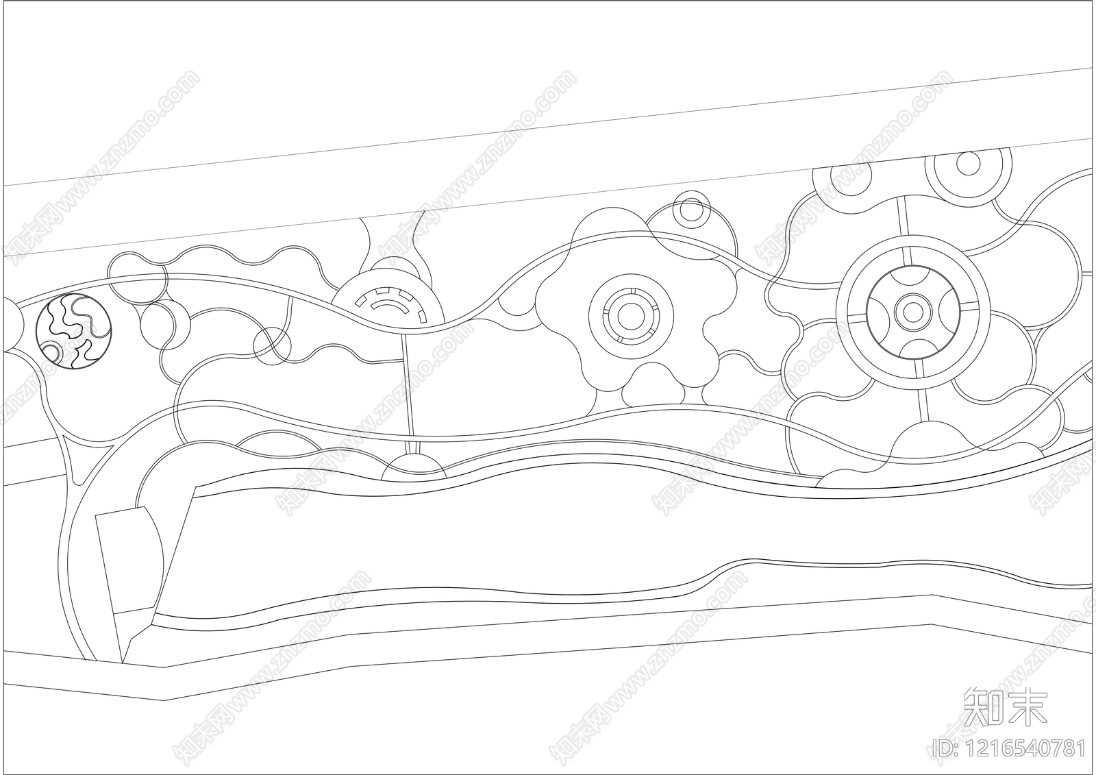 滨水公园施工图下载【ID:1216540781】