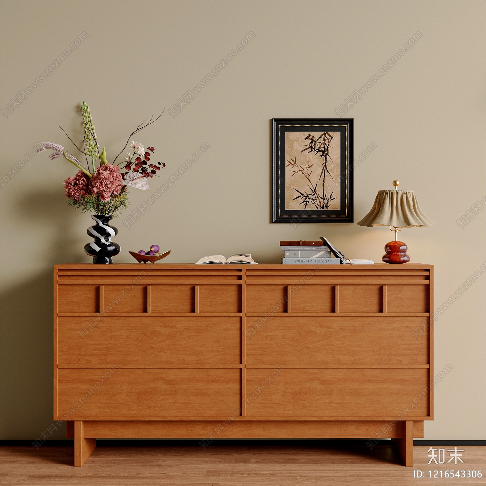中古风斗柜SU模型下载【ID:1216543306】