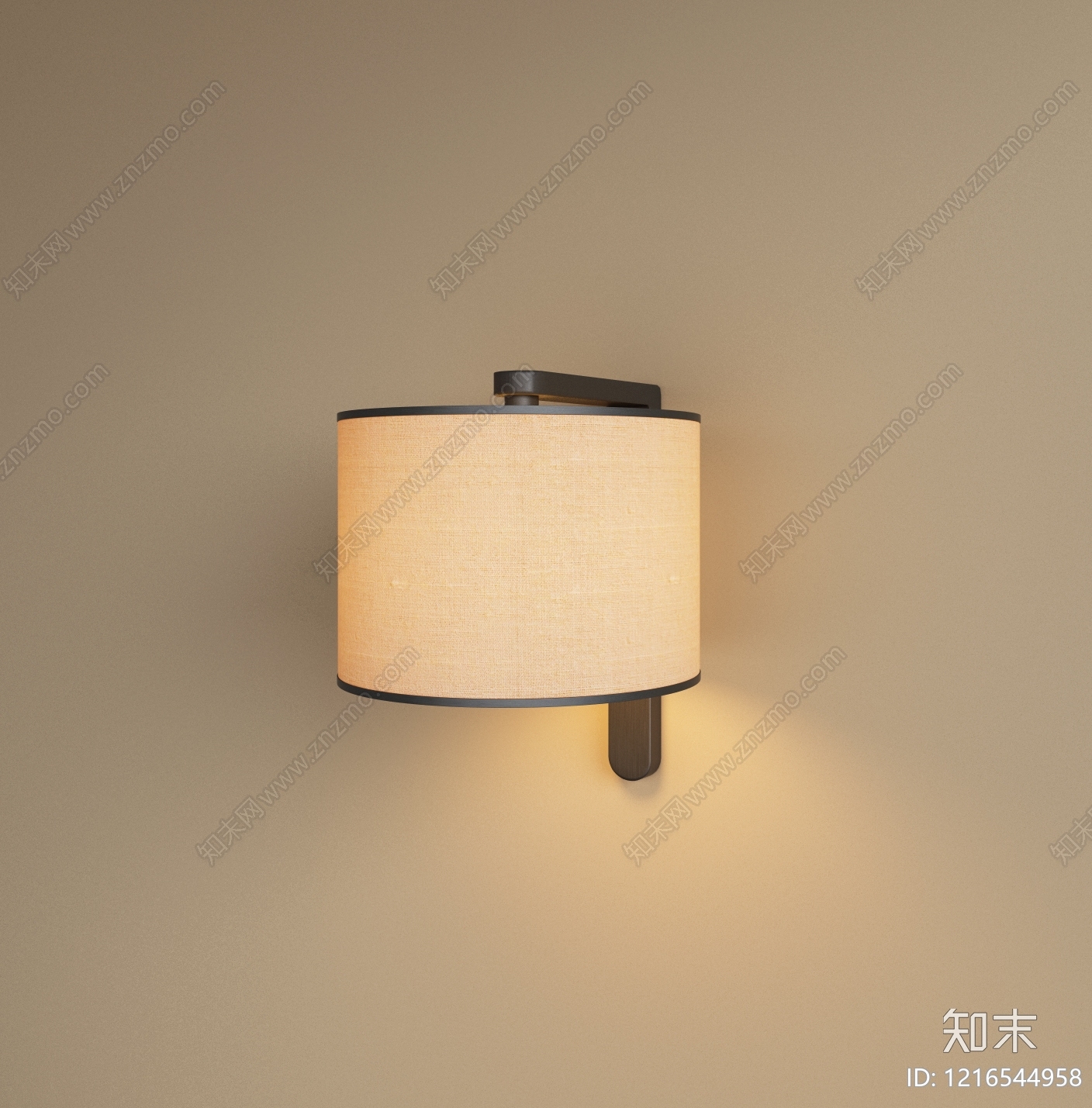 现代简约床头壁灯3D模型下载【ID:1216544958】