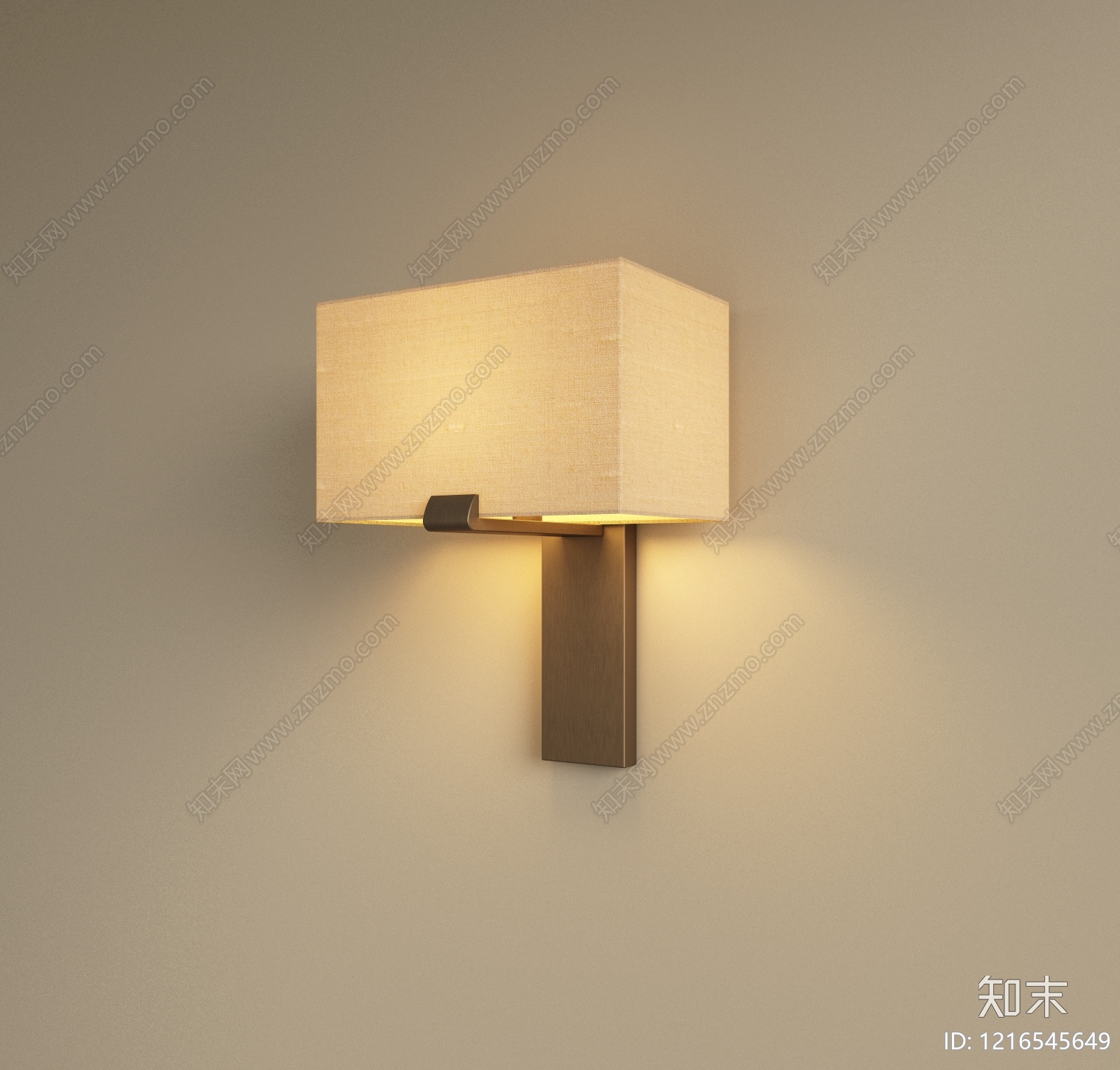现代简约床头壁灯3D模型下载【ID:1216545649】