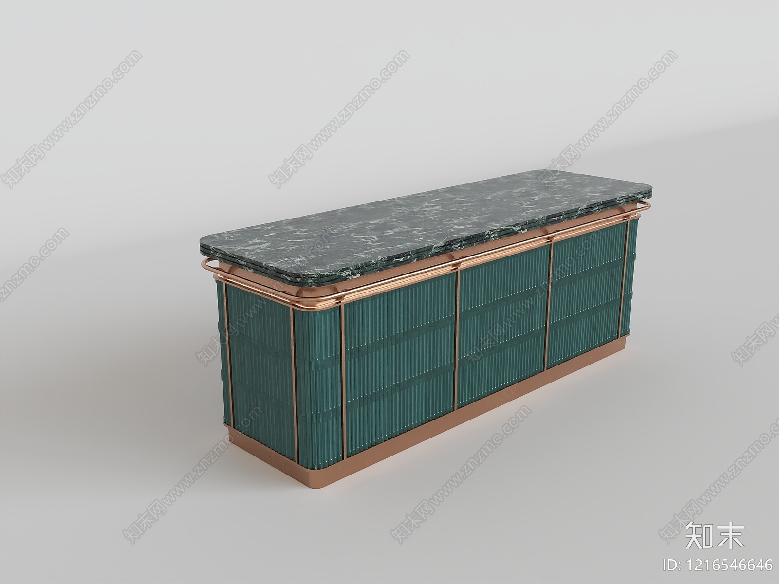 现代轻奢吧台3D模型下载【ID:1216546646】