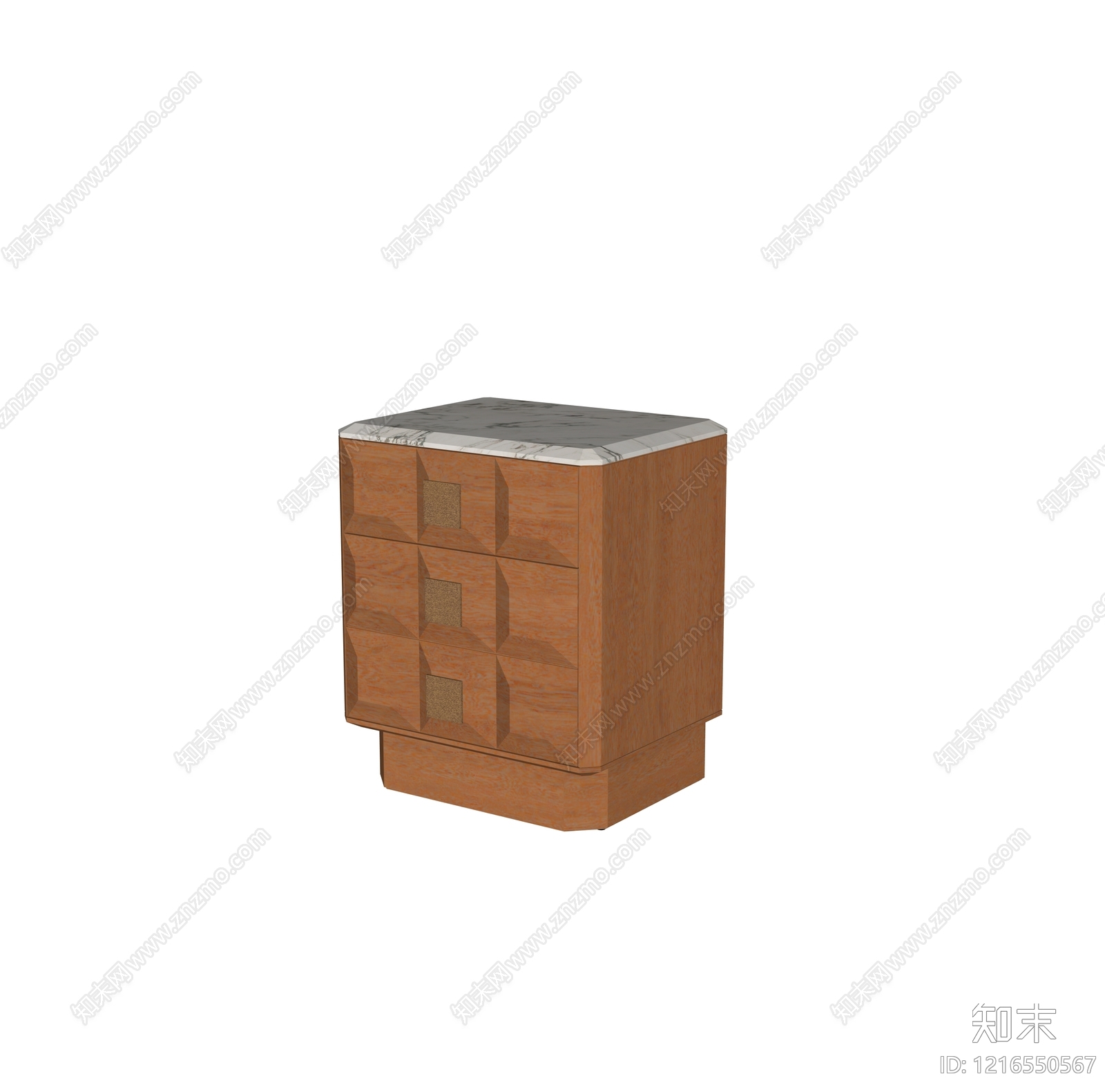 中古风床头柜SU模型下载【ID:1216550567】