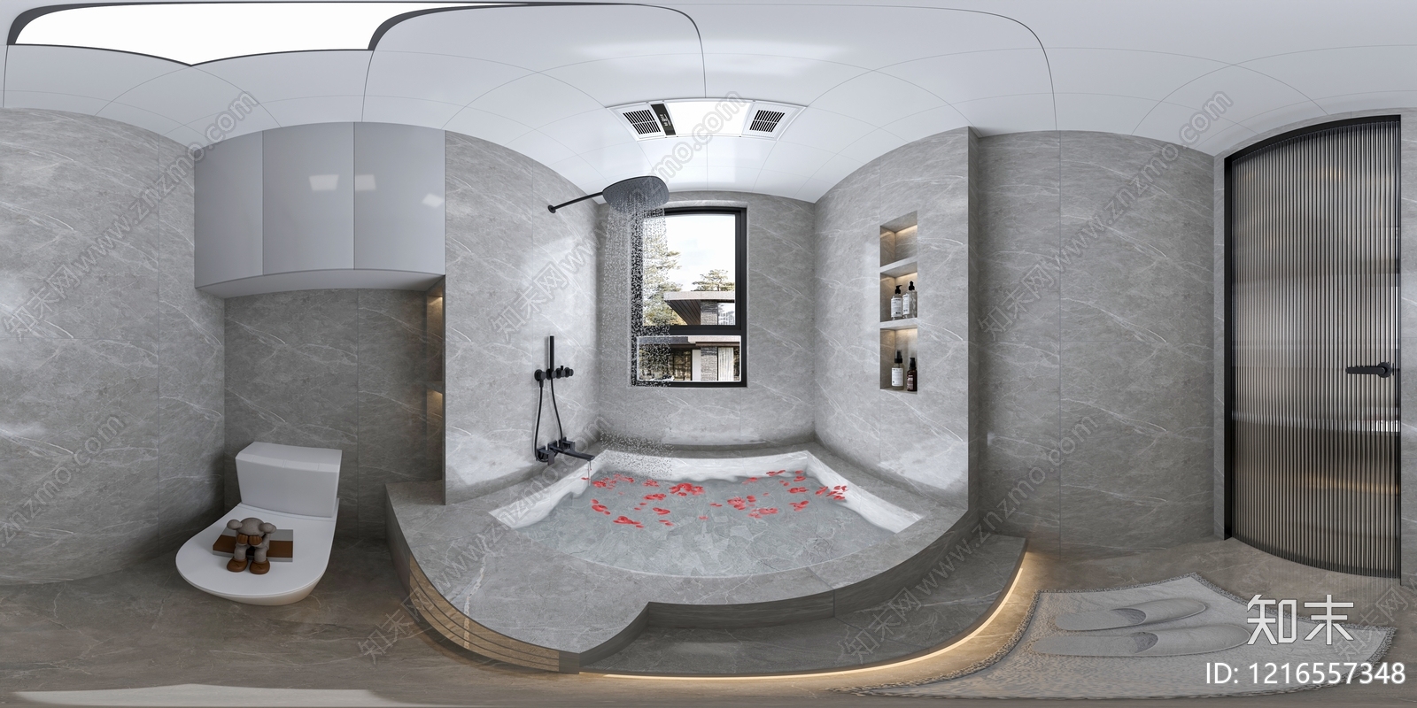 奶油风主卧3D模型下载【ID:1216557348】
