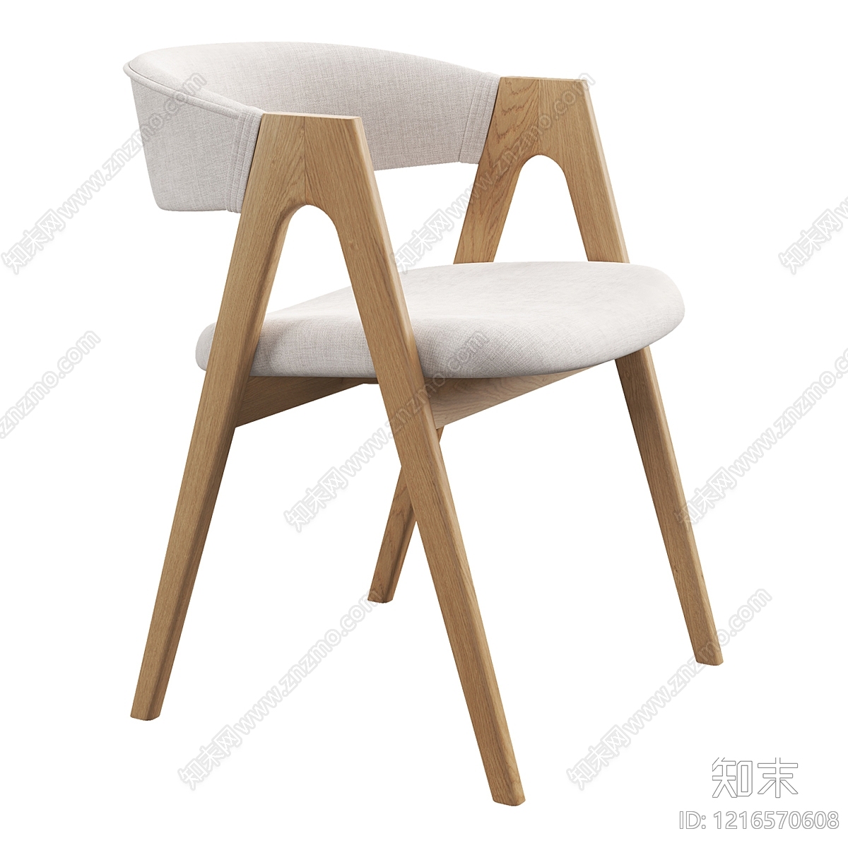 北欧餐椅3D模型下载【ID:1216570608】