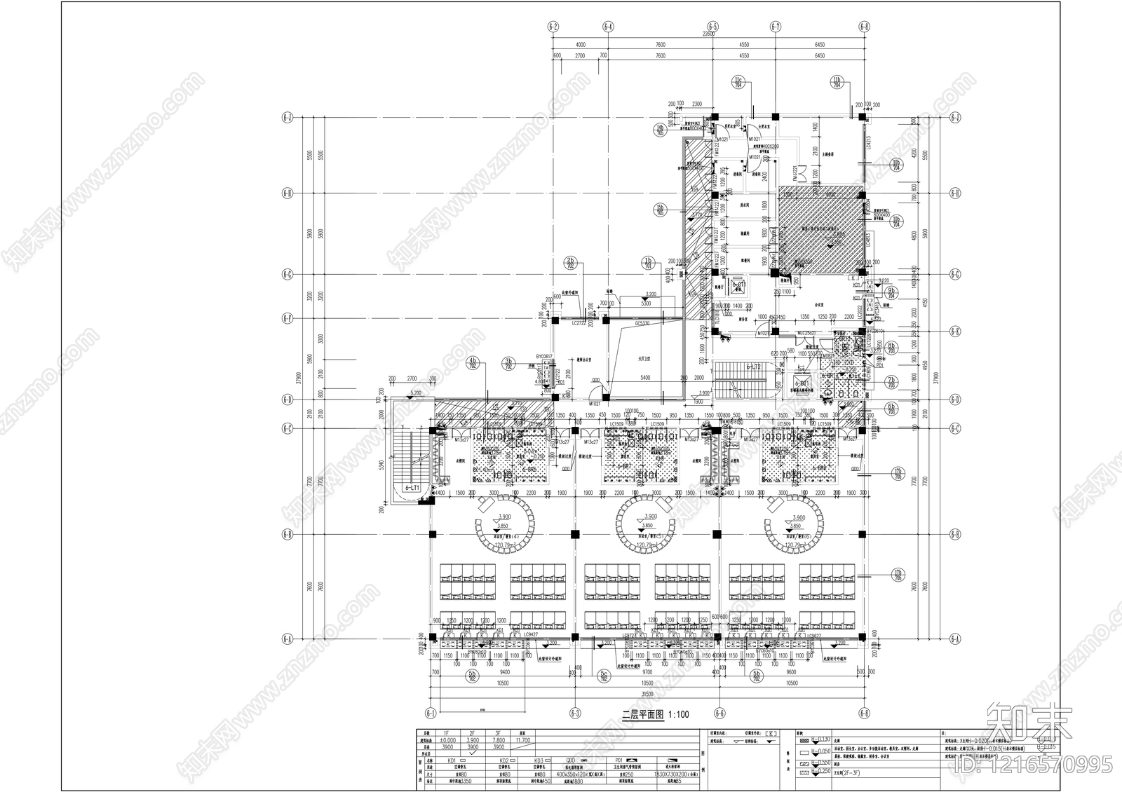 现代幼儿园建筑cad施工图下载【ID:1216570995】