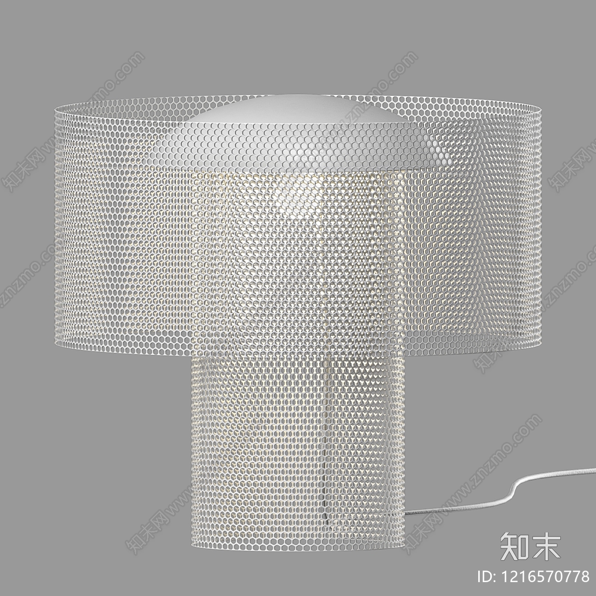 极简台灯3D模型下载【ID:1216570778】