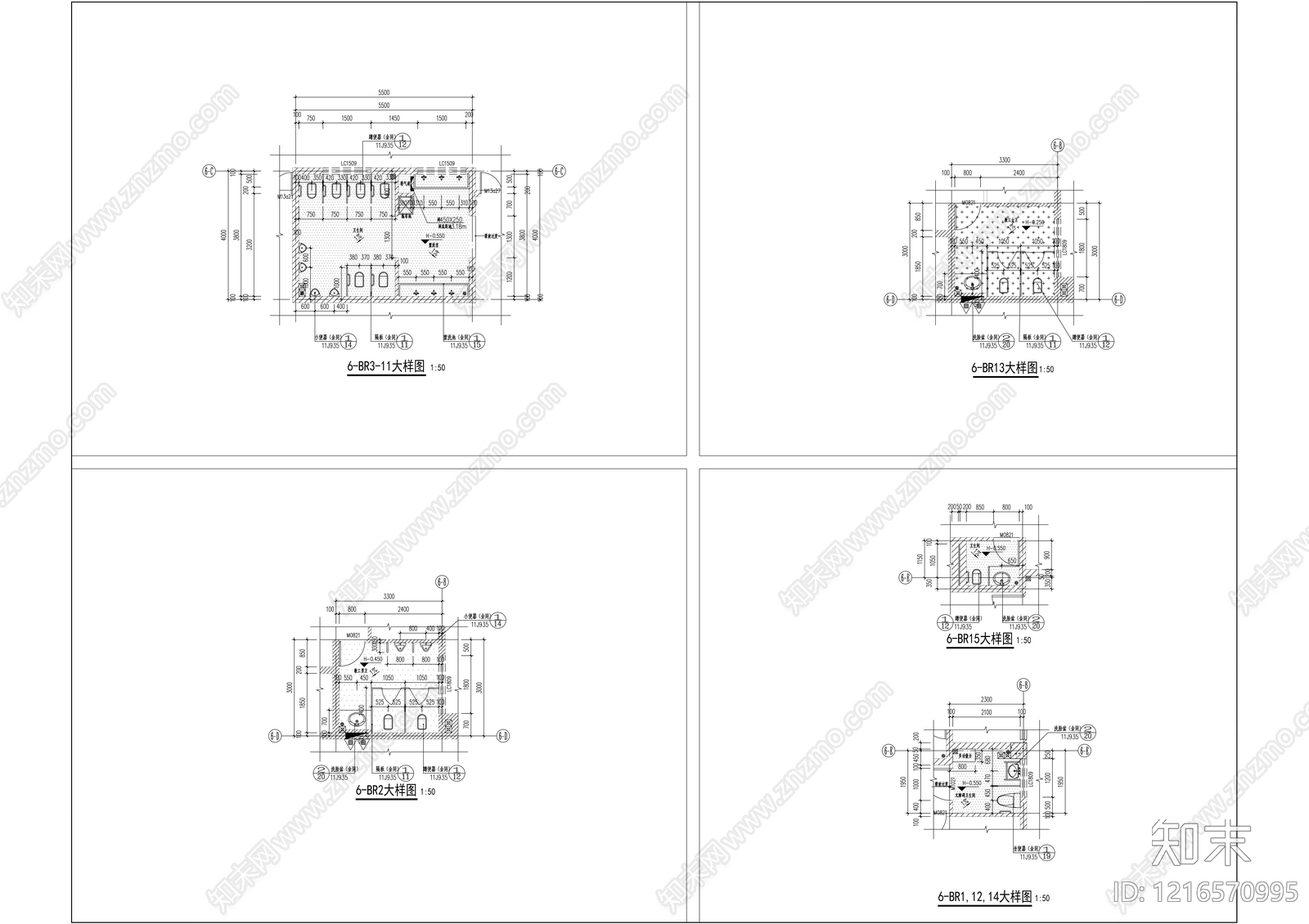 现代幼儿园建筑cad施工图下载【ID:1216570995】