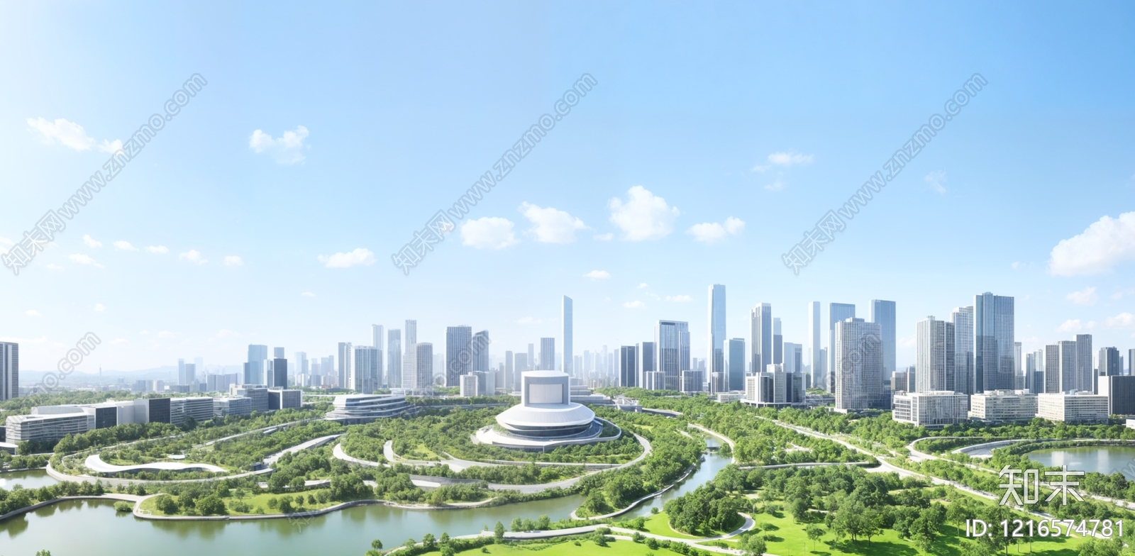 现代城市HDR贴图下载【ID:1216574781】