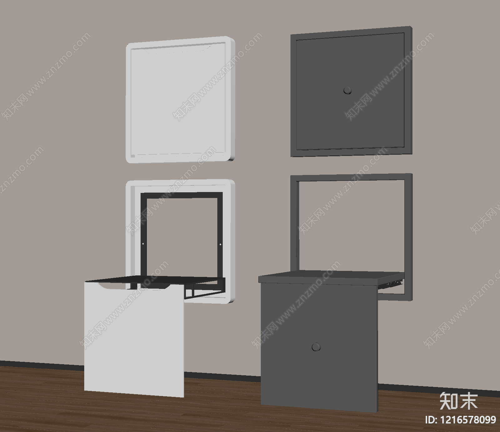 现代凳子SU模型下载【ID:1216578099】