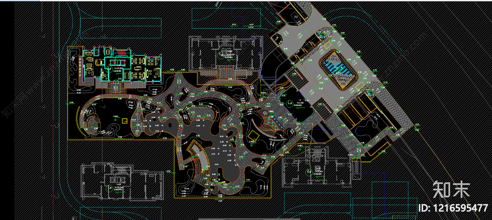 示范区景观施工图下载【ID:1216595477】