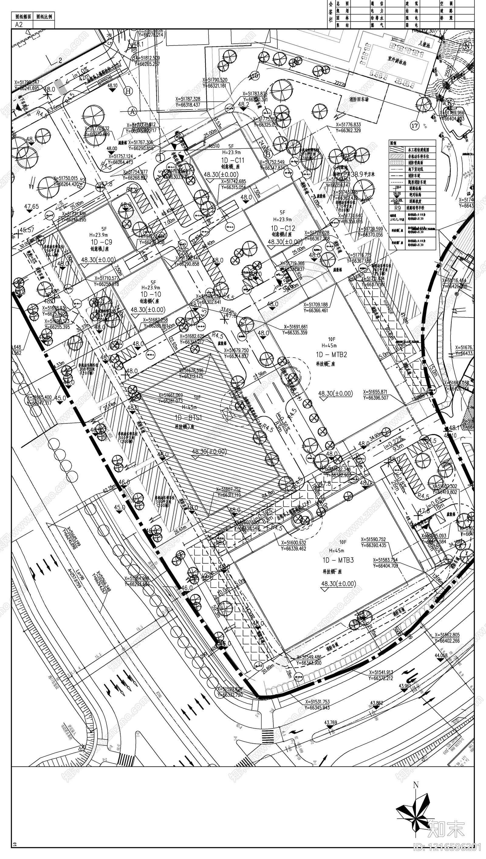 规划平面图施工图下载【ID:1216596201】