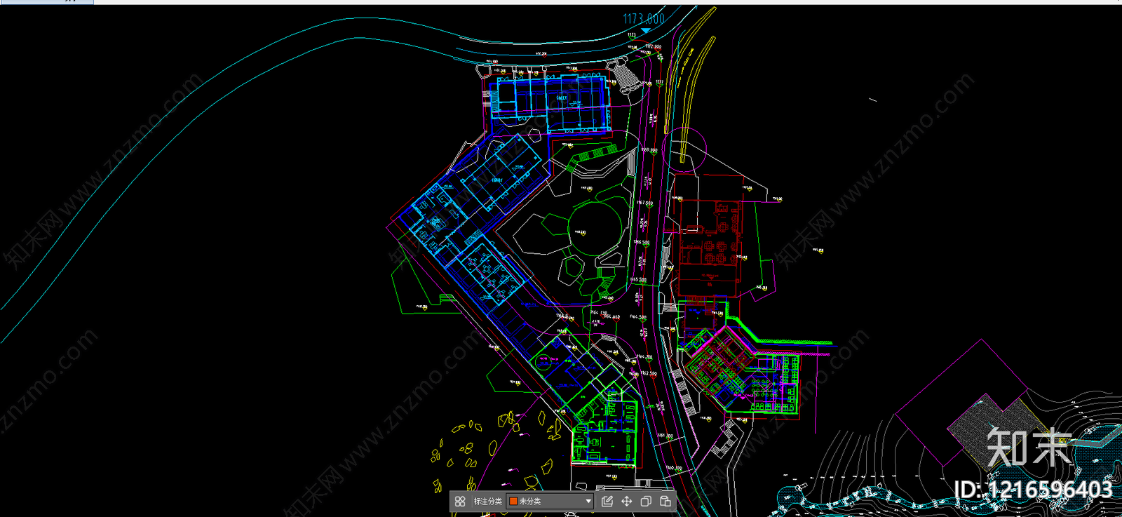 商业街景观施工图下载【ID:1216596403】