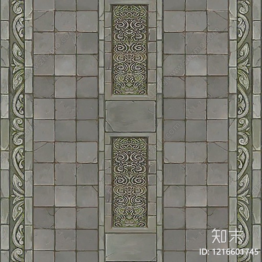 中式青石板贴图下载【ID:1216601745】