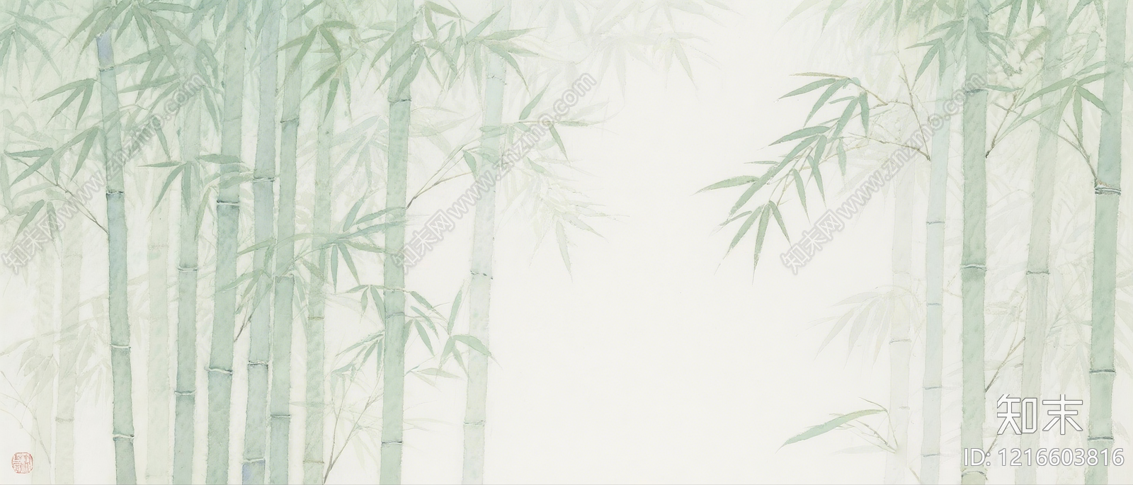 新中式水墨画贴图下载【ID:1216603816】