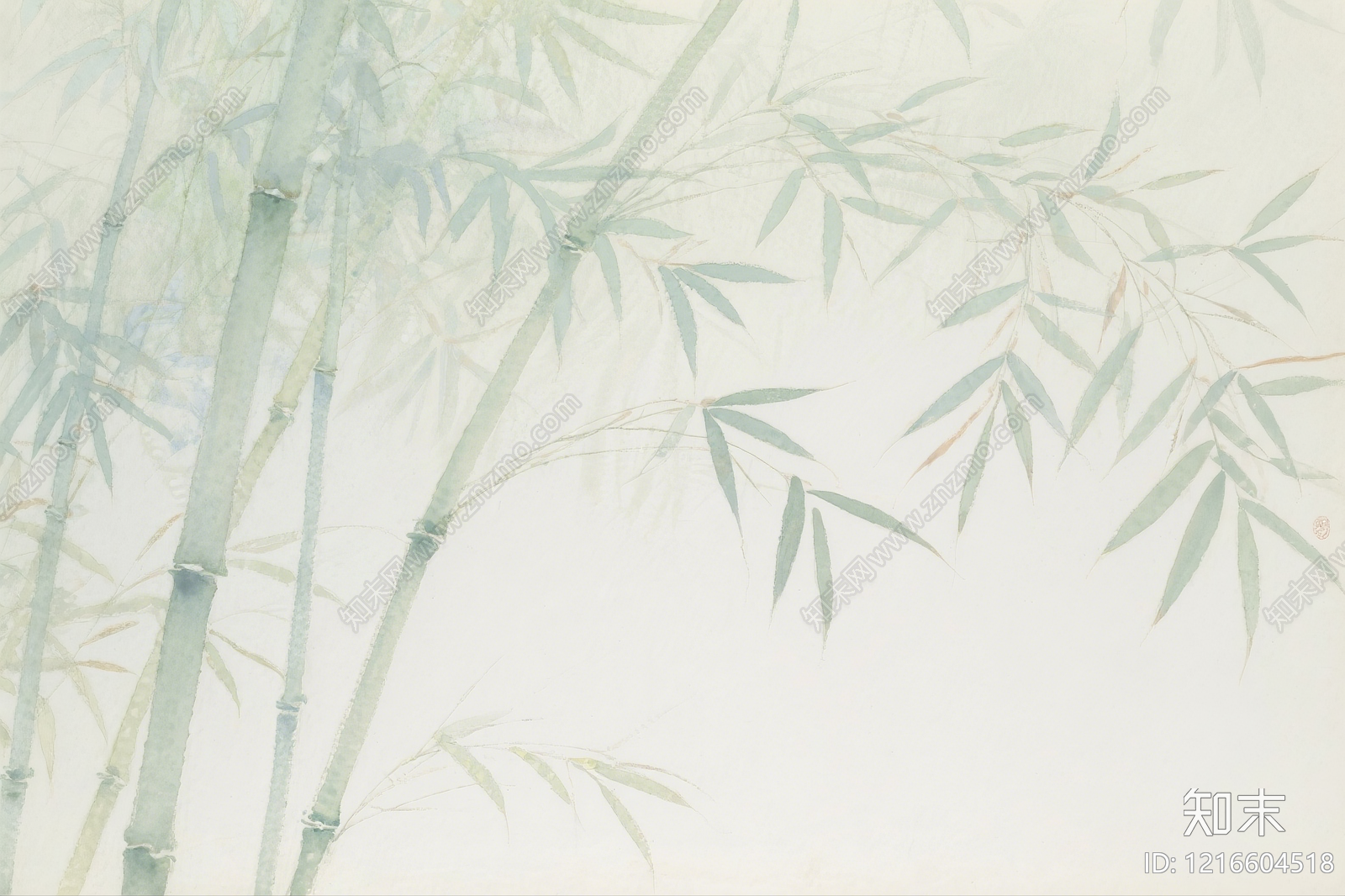 新中式水墨画贴图下载【ID:1216604518】