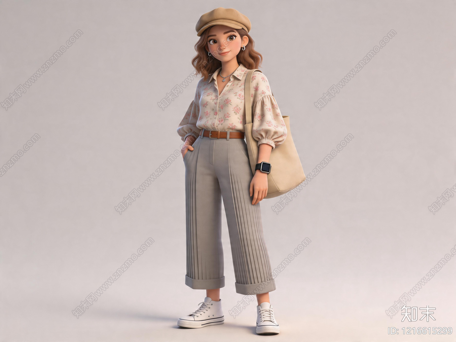 中古风虚拟人物3D模型下载【ID:1216615299】