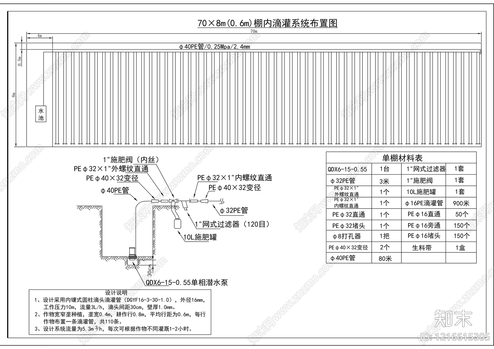 其他给排水cad施工图下载【ID:1216615305】