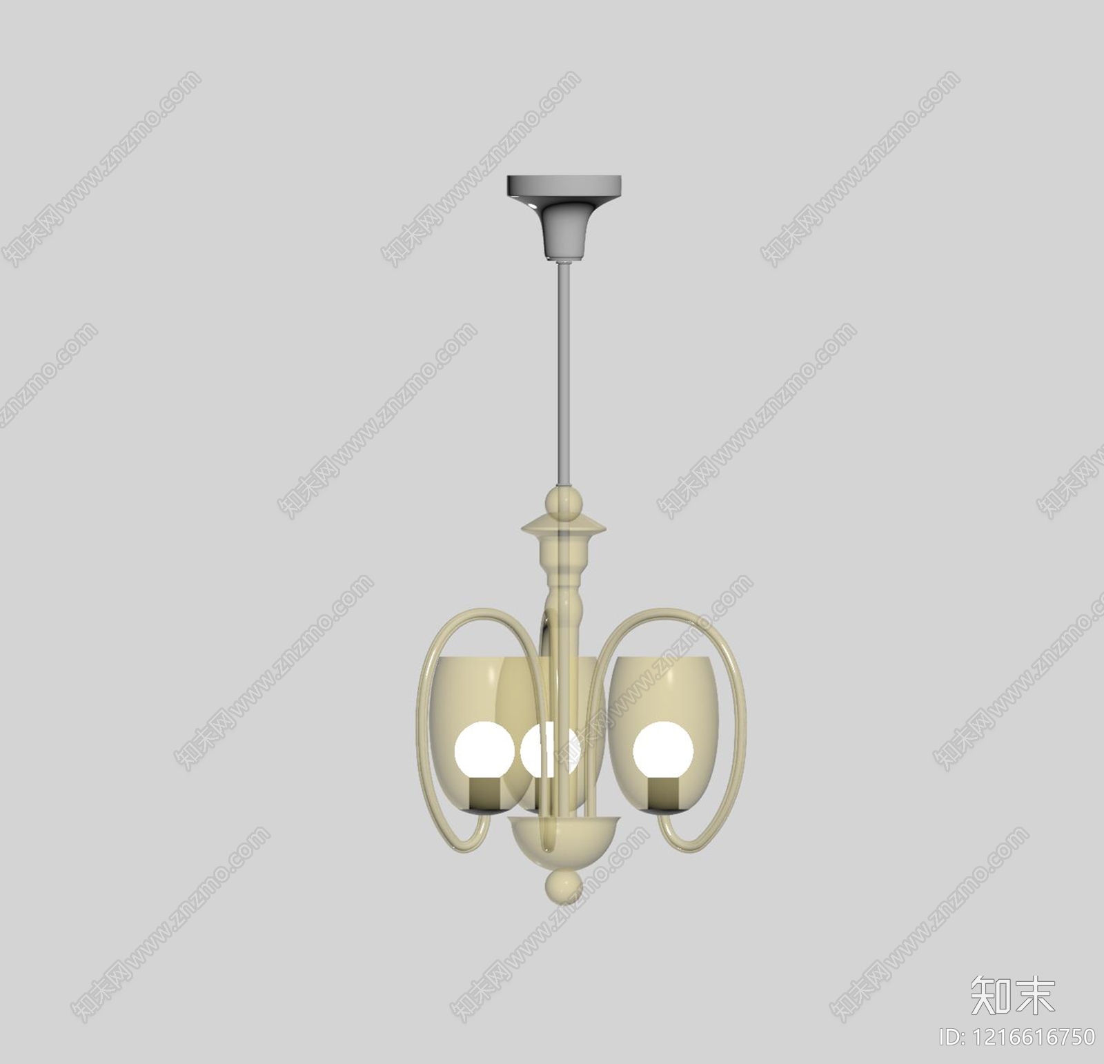 中古风吊灯SU模型下载【ID:1216616750】