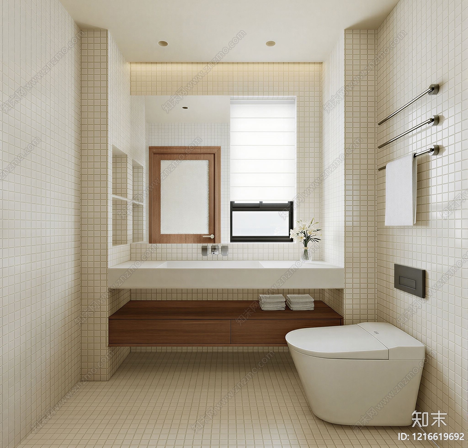 中古卫生间SU模型下载【ID:1216619692】