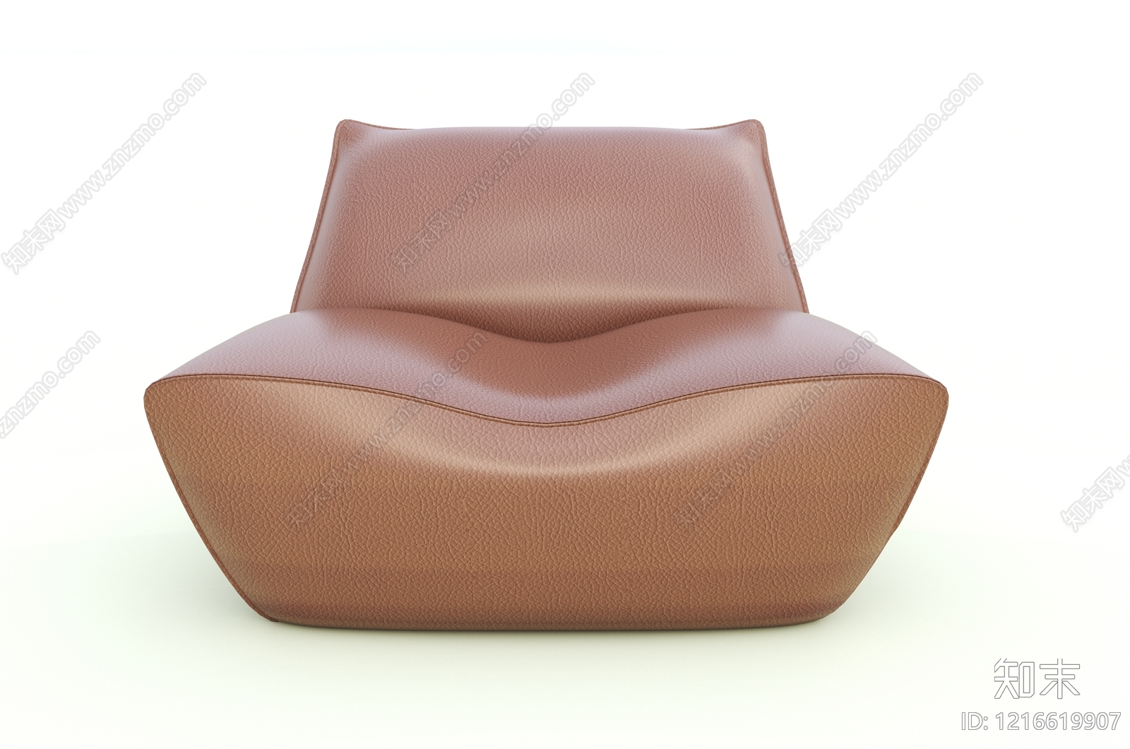 意式极简单人沙发3D模型下载【ID:1216619907】