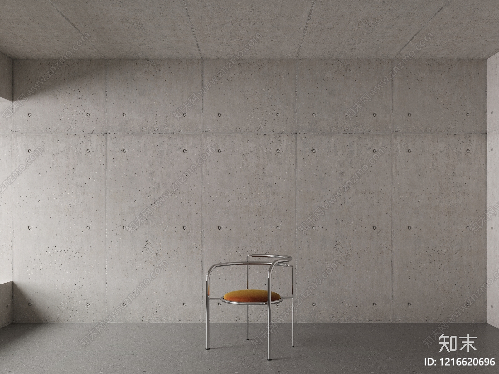 极简主义休闲椅3D模型下载【ID:1216620696】