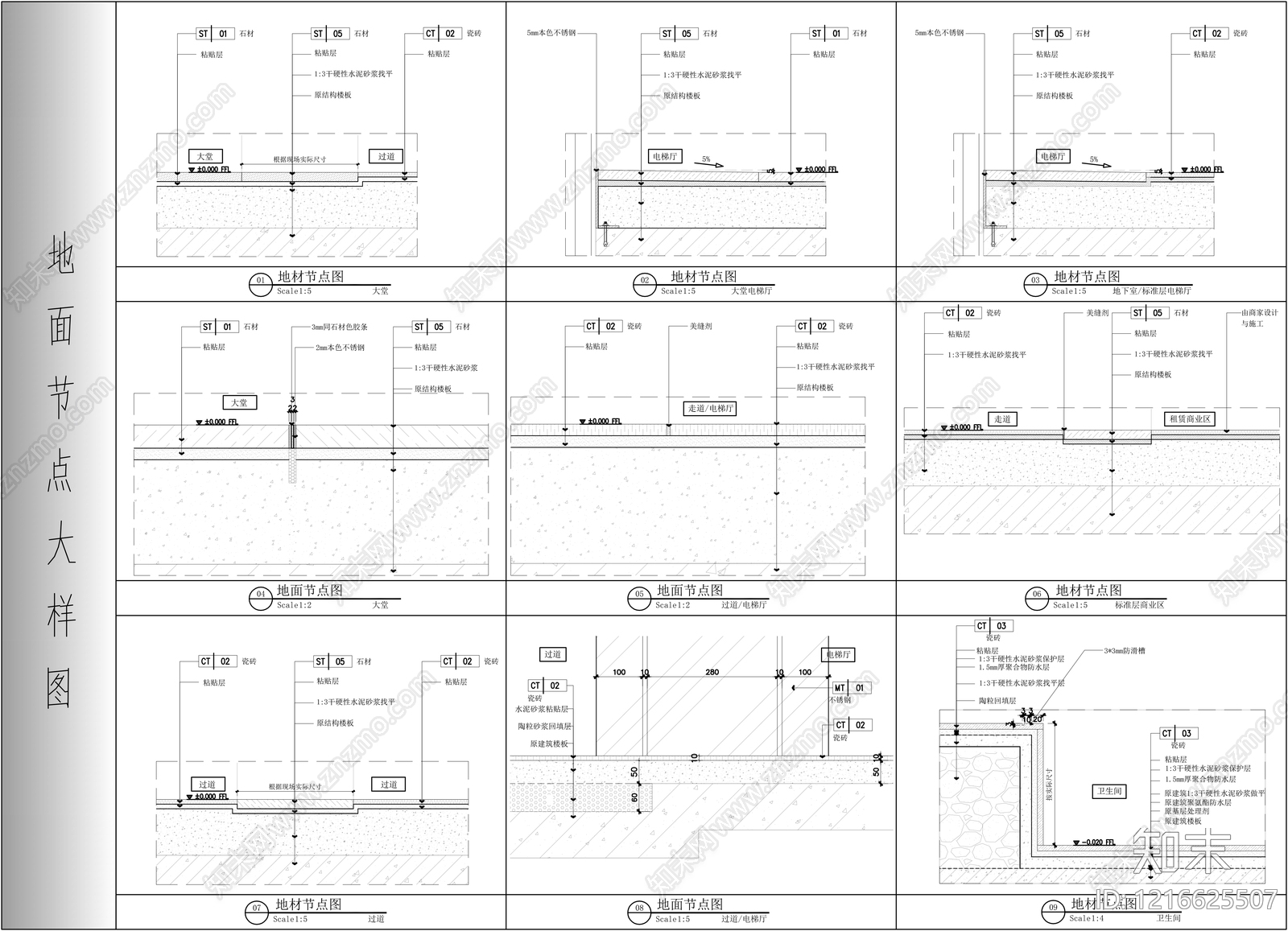 地面综合节点施工图下载【ID:1216625507】