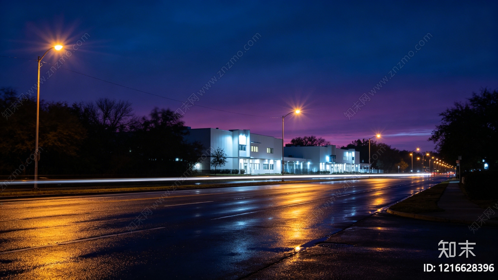 现代夜晚贴图下载【ID:1216628396】