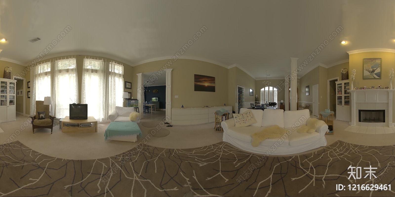 现代室内HDR贴图下载【ID:1216629461】