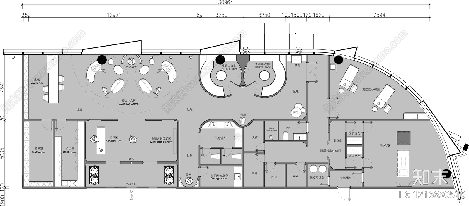 现代医院施工图下载【ID:1216630510】