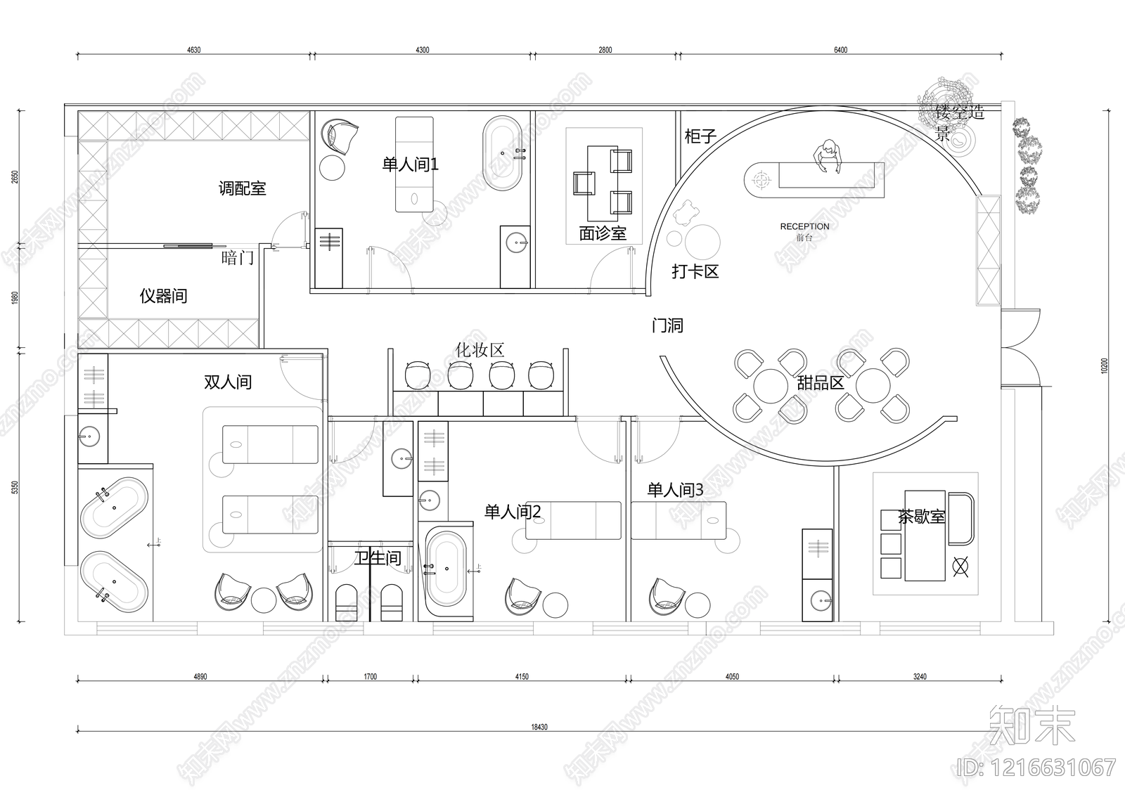现代医院施工图下载【ID:1216631067】
