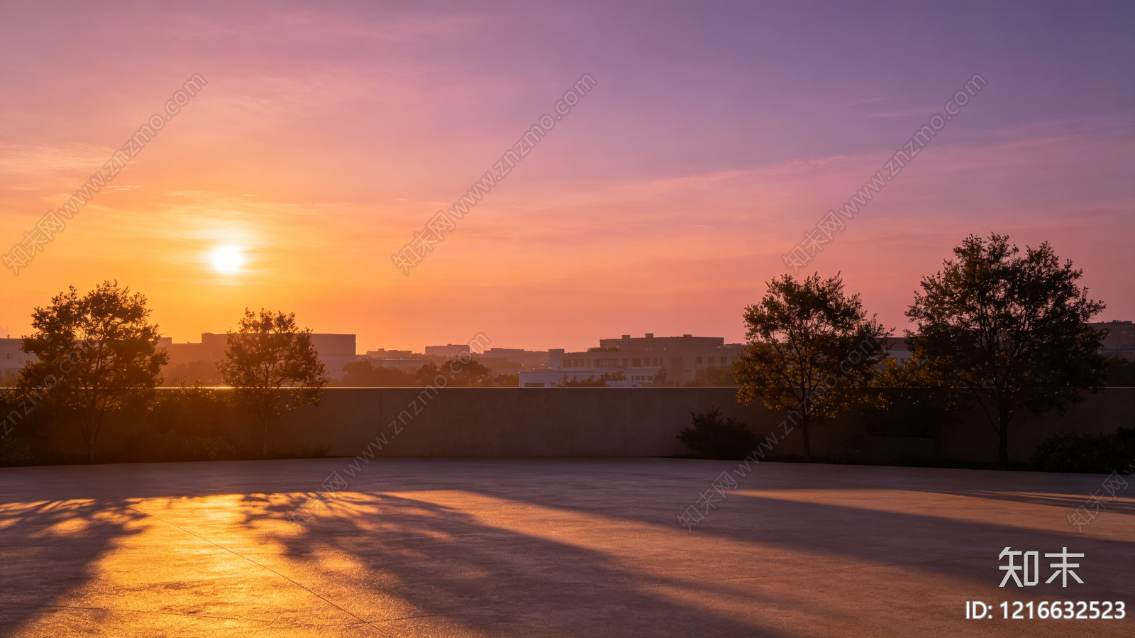 现代黄昏贴图下载【ID:1216632523】