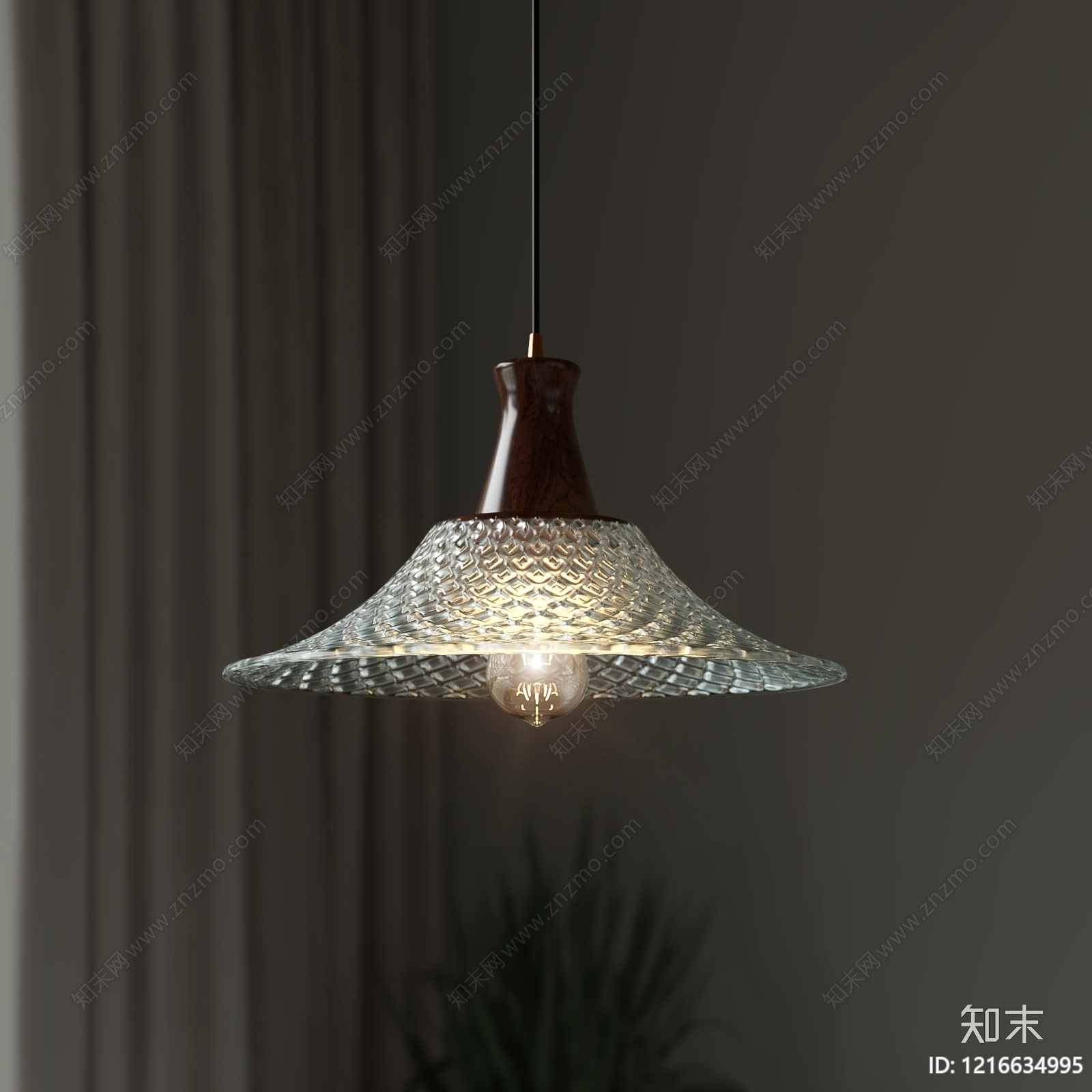 中古风餐厅吊灯3D模型下载【ID:1216634995】