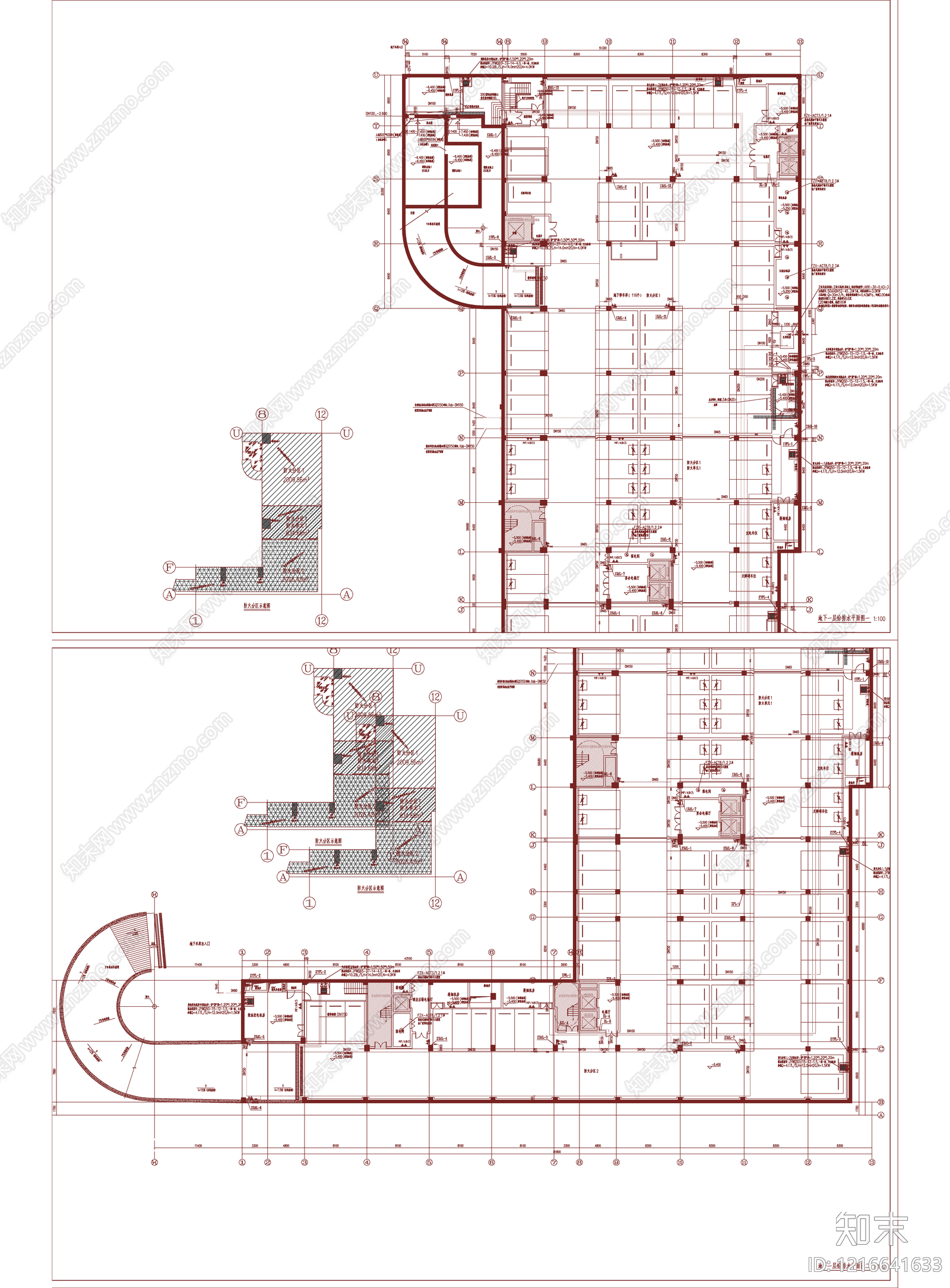 消防给水系统cad施工图下载【ID:1216641633】