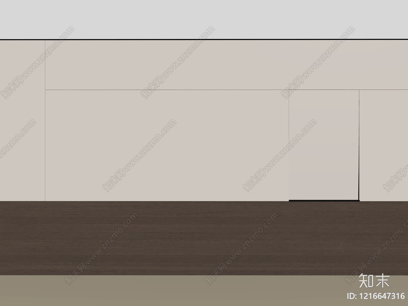 极简背景墙SU模型下载【ID:1216647316】