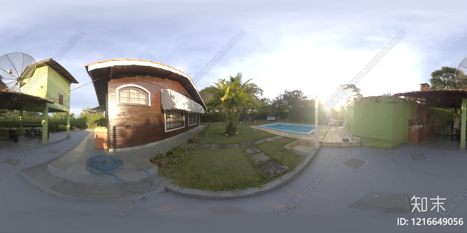 现代小区HDR贴图下载【ID:1216649056】