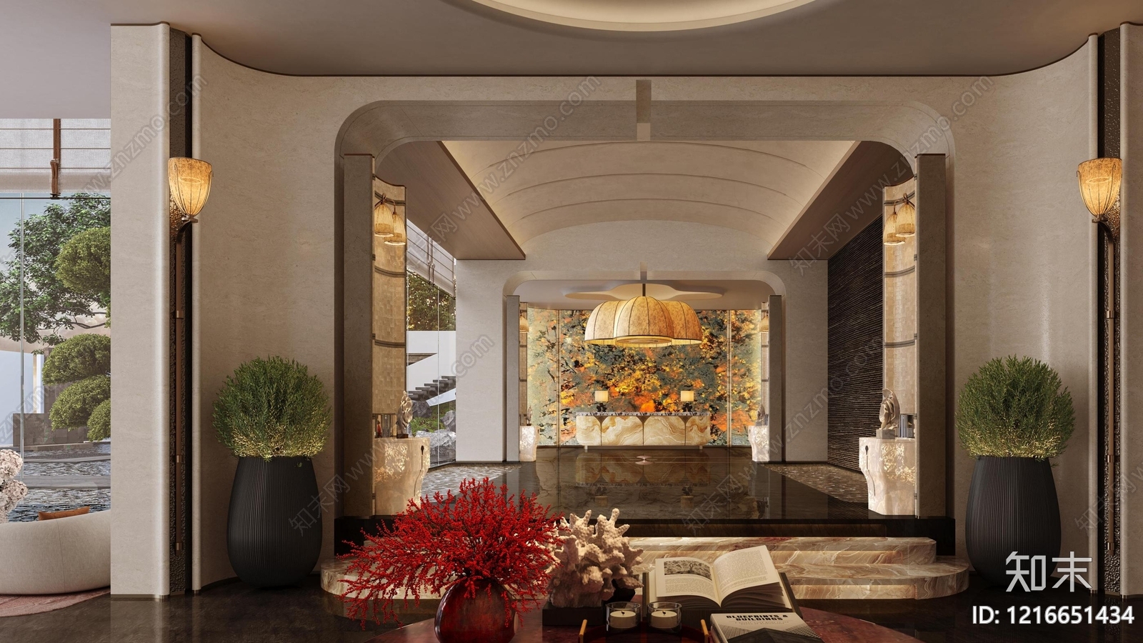 现代轻奢售楼处下载【ID:1216651434】