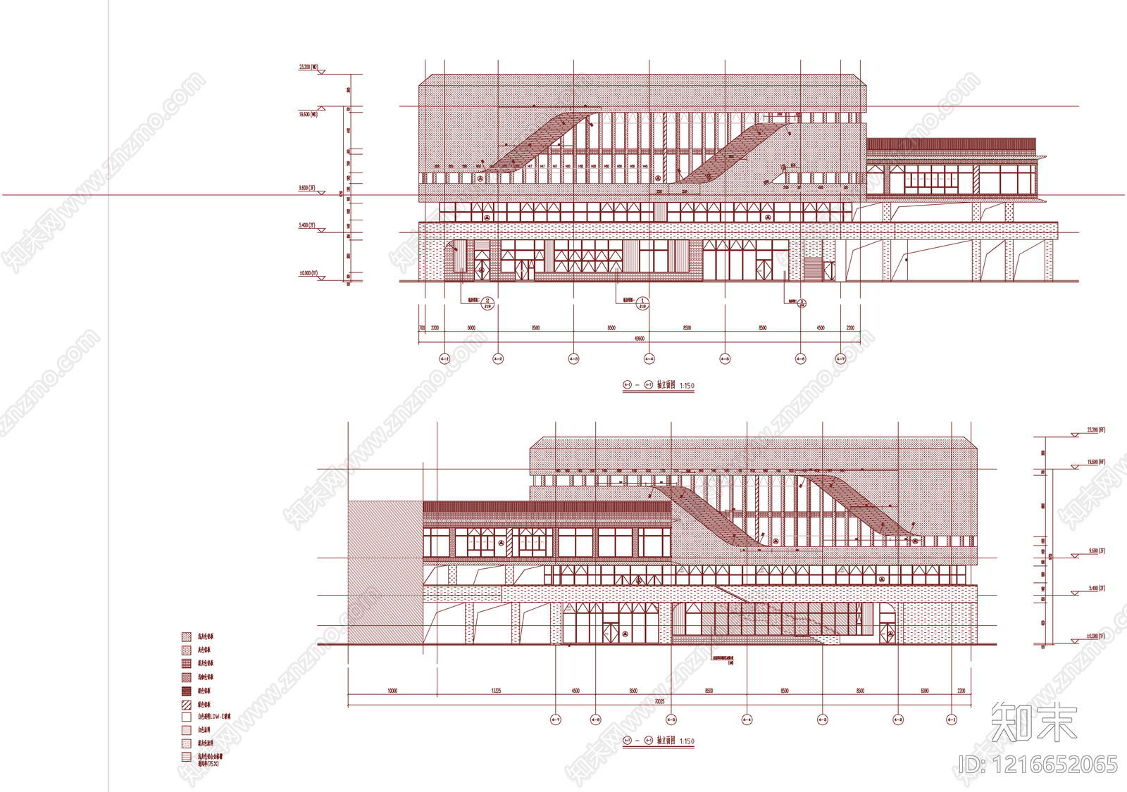 现代学校建筑施工图下载【ID:1216652065】