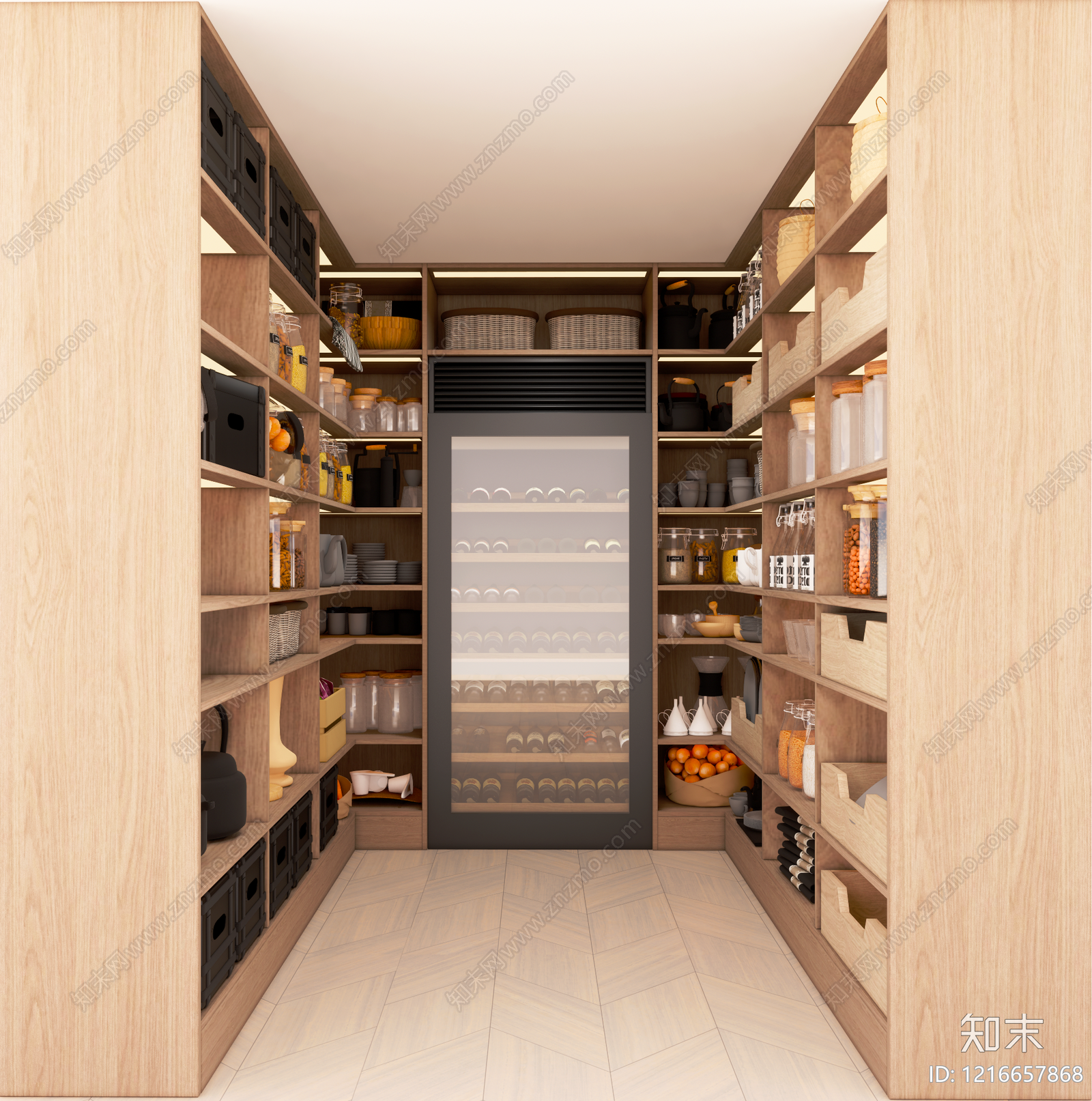原木风酒窖SU模型下载【ID:1216657868】