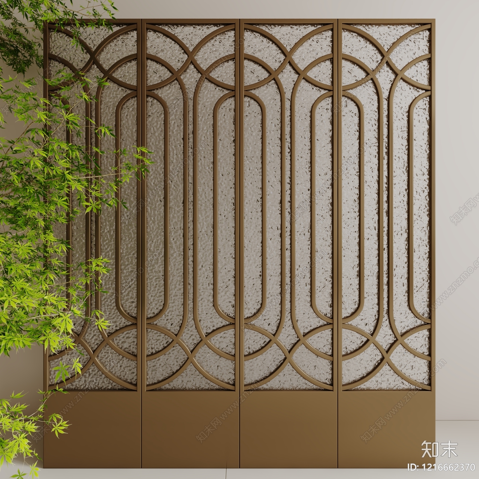 新中式屏风3D模型下载【ID:1216662370】