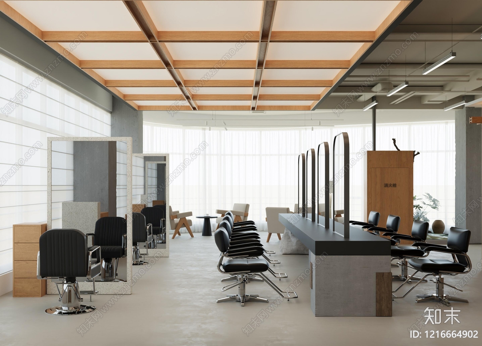 现代理发店施工图下载【ID:1216664902】